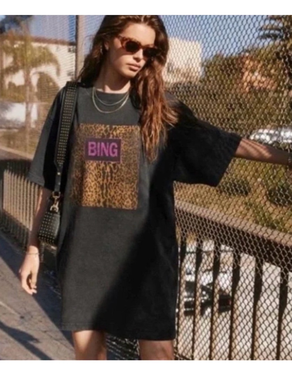 Anine Bing Harley T Shirt Dress Sz XS